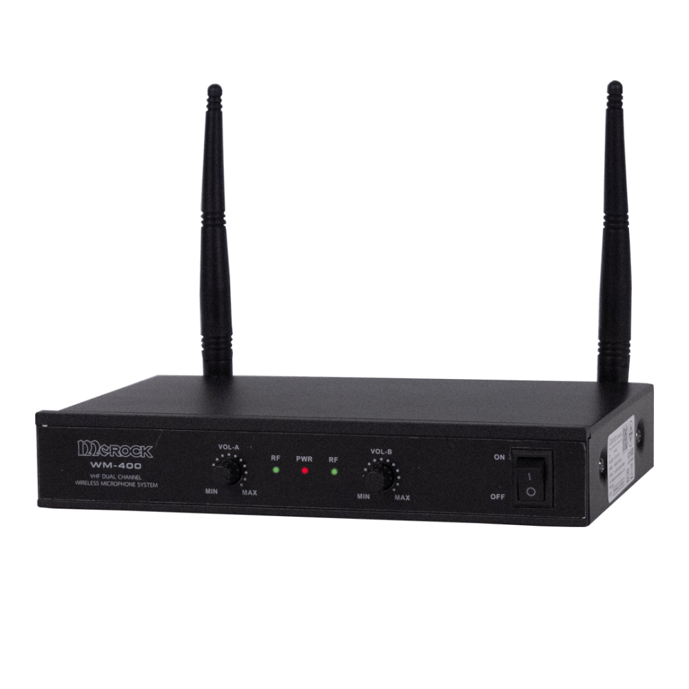 ไมโครโฟนคาราโอเกะ  SONAR รุ่น WM-400 ไมโครโฟนคู่ ไมค์ไร้สาย สัญญาณVHF อย่างดี